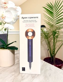 SEALED New Dyson Supersonic Hair Dryer – Blue/Copper –  Complete Attachments