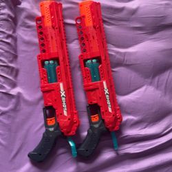 Dual X-shot 6 Chamber Toy Gun