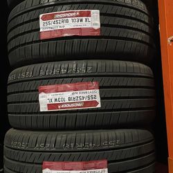 255/45/18 Tires Set 