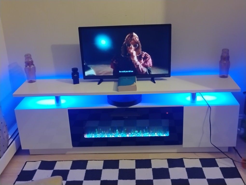 Entertainment And Fireplace Combo