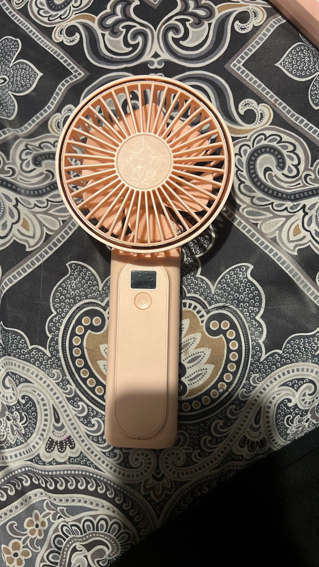 Pink Handheld Fan