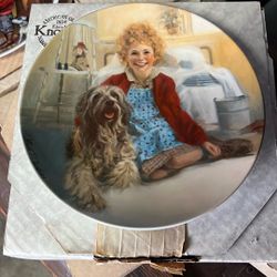 1st Edition Annie And Sandy Collectors Plate 