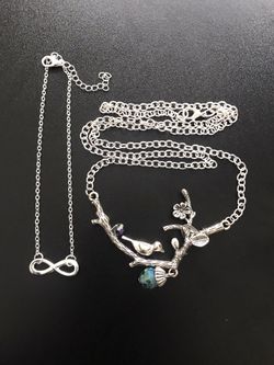 Handmade - 1 of a Kind - Bird Swing Necklace