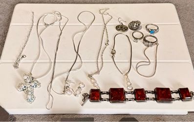 Sterling 925 vintage and modern lot 14 pieces