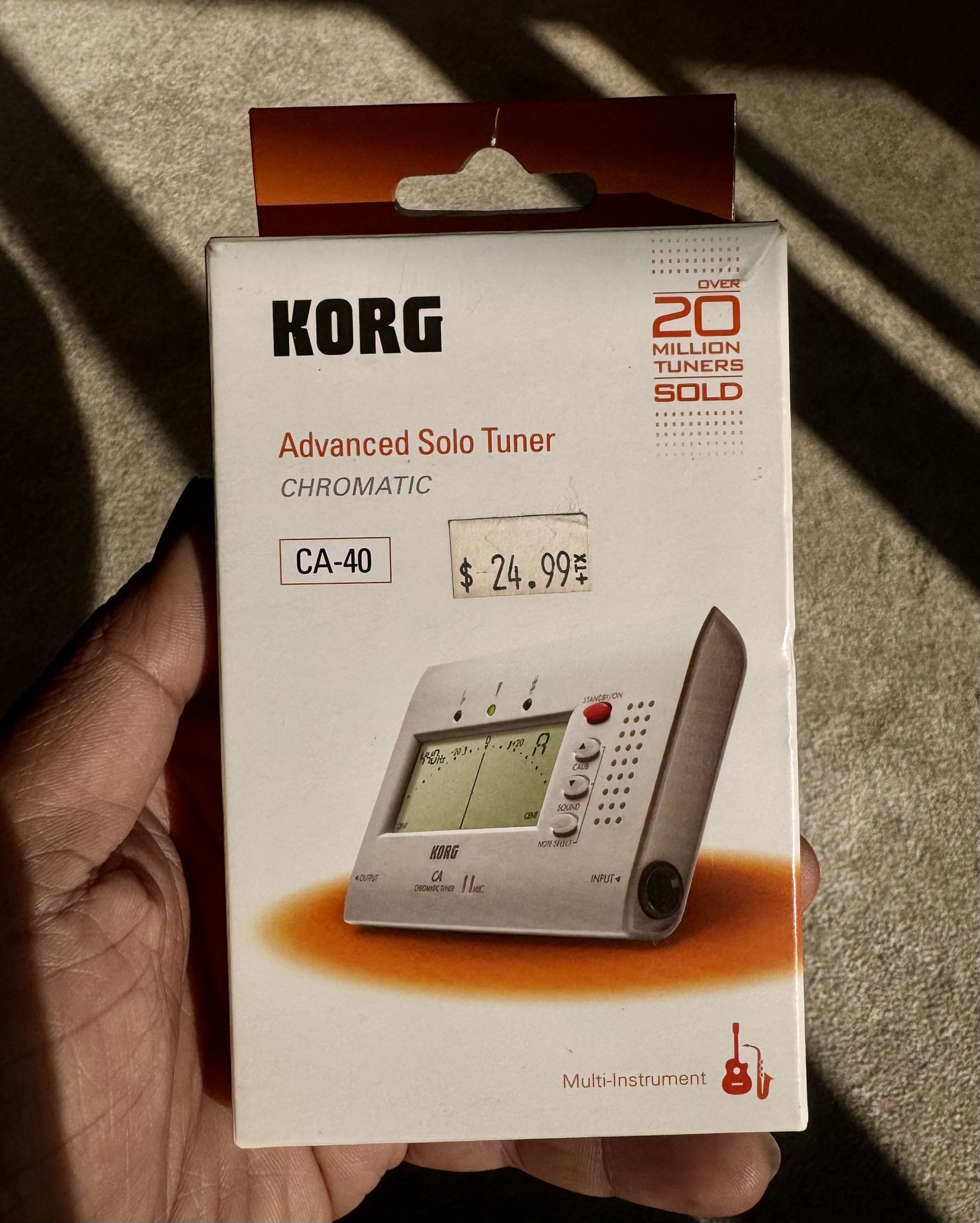 KORG CA-40 Advanced Solo Tuner (New)