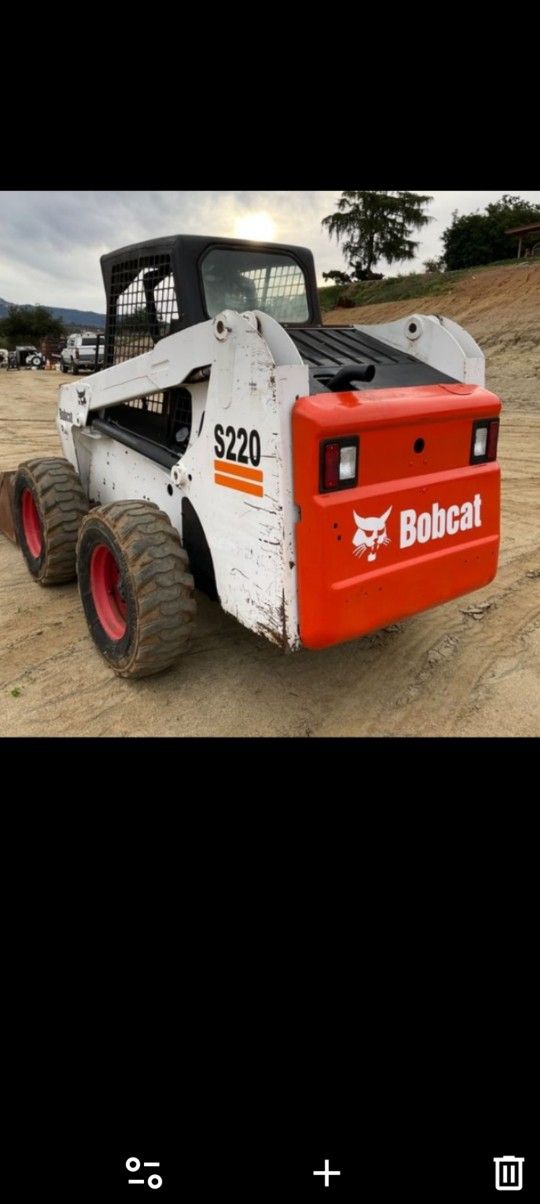 07 s220 bobcat kabota diesel