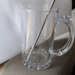 Glass Beer Mugs Set Of 8