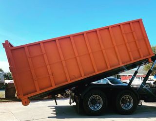 Big enough to handle the job. Small enough to fit anywhere.  Roll Off Dumpster - 15 Yard Sale! Clean Up the Smart Way!