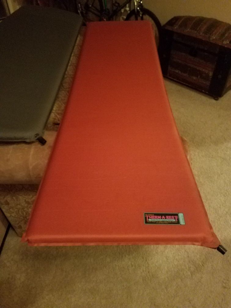 The Original Therm-a-rest Thermarest Camping Sleeping Pad 6' long x 20" wide
