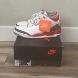 Jordan 3 Retro Fire Red