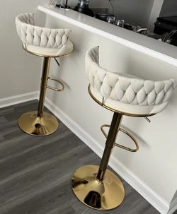 Brand New Velvet Bar Stools 