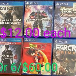 *** 32"TV ***  And PS4 GAMES FOR SALE