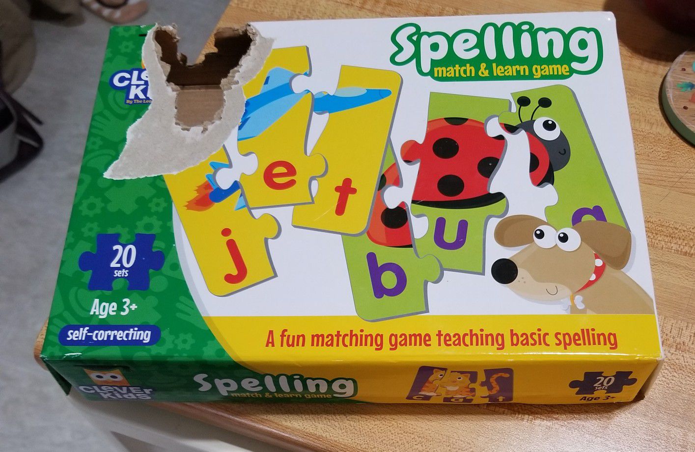 Brand new spelling match puzzle game