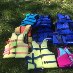 Lifejackets $10-$25 Each 