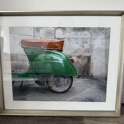 Retro Scooter Vespa Picture Art