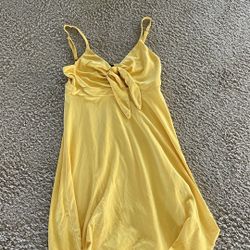 Yellow summer dress