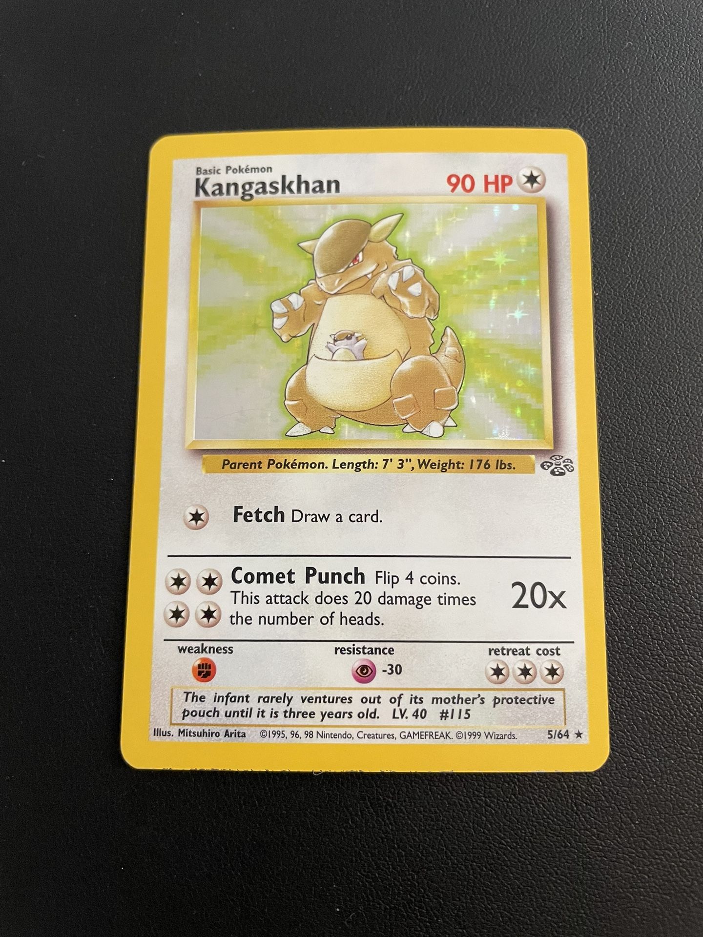 Pokemon Cards Kangaskhan Holographic