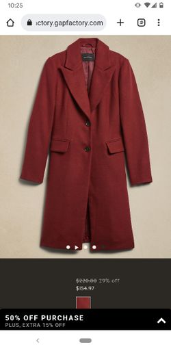 Coat Banana Republic XL