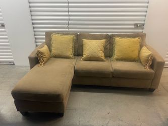Sofa with ottoman