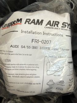 GruppeM RAM Air System Audi S4/S5 B8 3.0TFSI