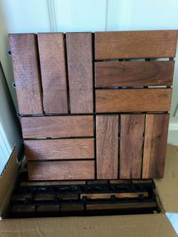 Outdoor deck tiles