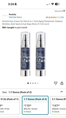 Particle Face Cream for Men 6-in-1