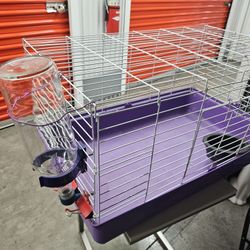 Animal Cage With Bottle