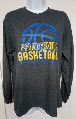 Pflugerville Basketball Nothing Given Everything Earned Long Sleeve Shirt Medium