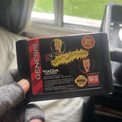 Sega Genesis Beavis & Butthead Game 