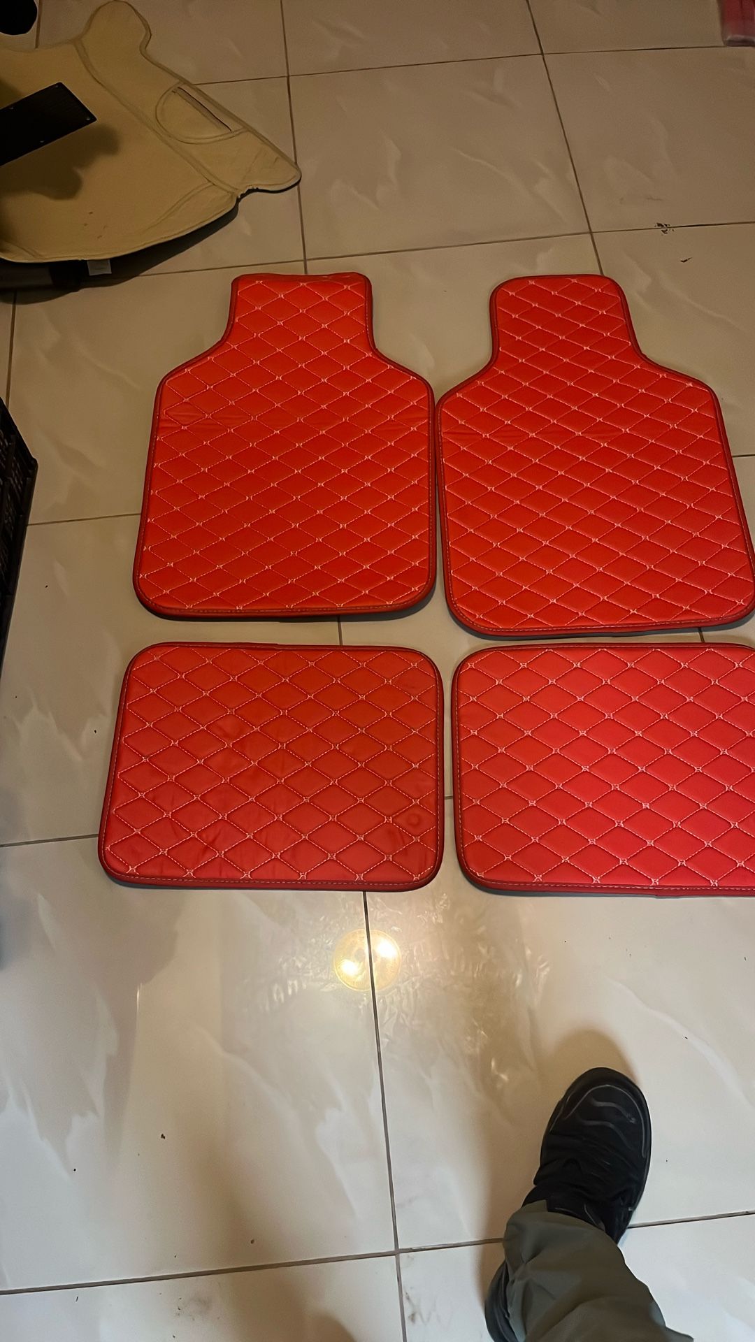 Floor Mats diamond stitch pattern