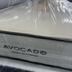 TWIN XL AVOCADO MATTRESS & BOX SPRING BED SET