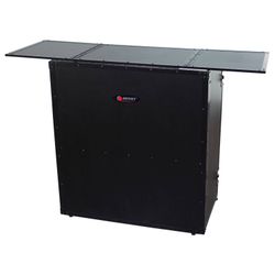 Odyssey FZF5437TBL, 54″ Wide x 37″ Tall Black DJ Fold-out Stand