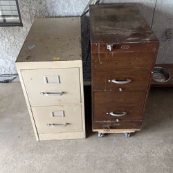 2 Filing Cabinets