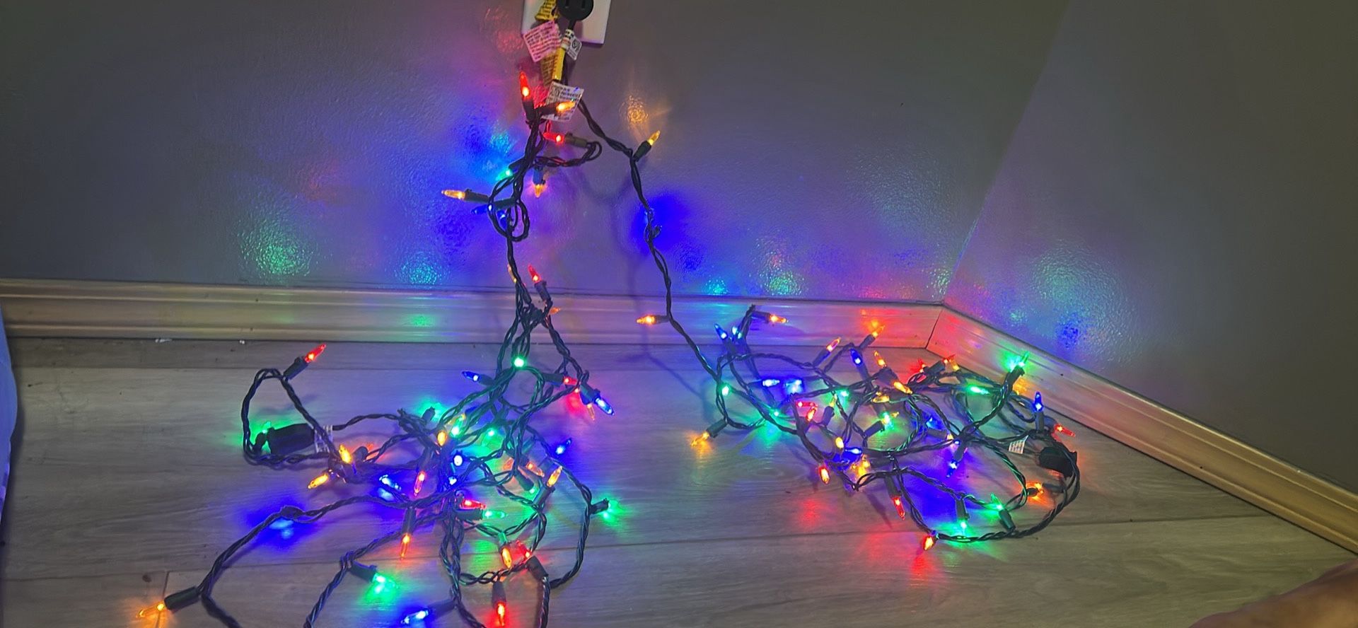Two Sets of Christmas Lights