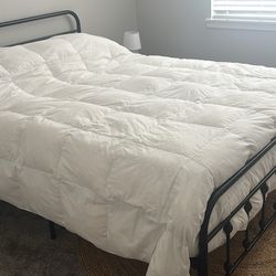 Queen Frame, Mattress and Foam Pad