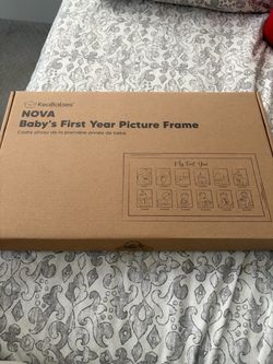 Baby first year photo frame