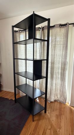 BLACK BOOKSHELF