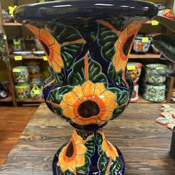 Maceta, Copa De Talavera, Preciosa, Varios Diseños Y Colores XL