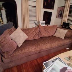 Custom Velvet Couch