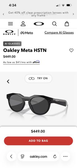 Oakley Meta AI Sunglasses
