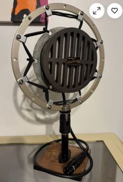 Custom Made Ring Style Dynamic Microphone Revamp MOD W/ Stand...PLEASE READ!!