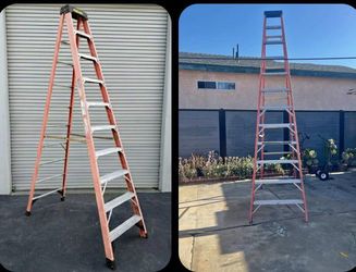 10 ft ladder and 12 ft ladder
