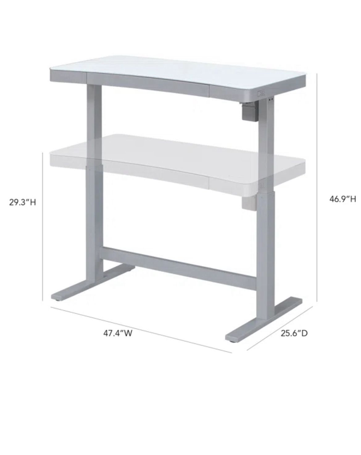 Adjustable height Desk
