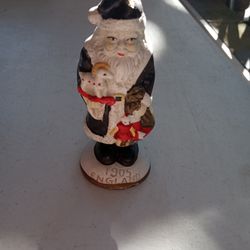VINTAGE BLACK & WHITE SANTA 1905 ENGLAND 