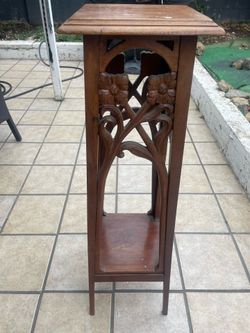 Tall Wooden  Stand