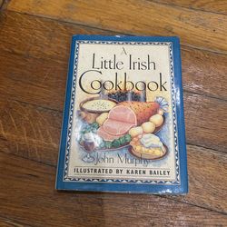 A Little Irish Cookbook" by John Murphy, a collectible book. 1986