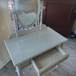 White Vanity Table 
