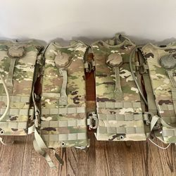 Lot of 4 Brand New Military Hydration Backpacks - $25 each
