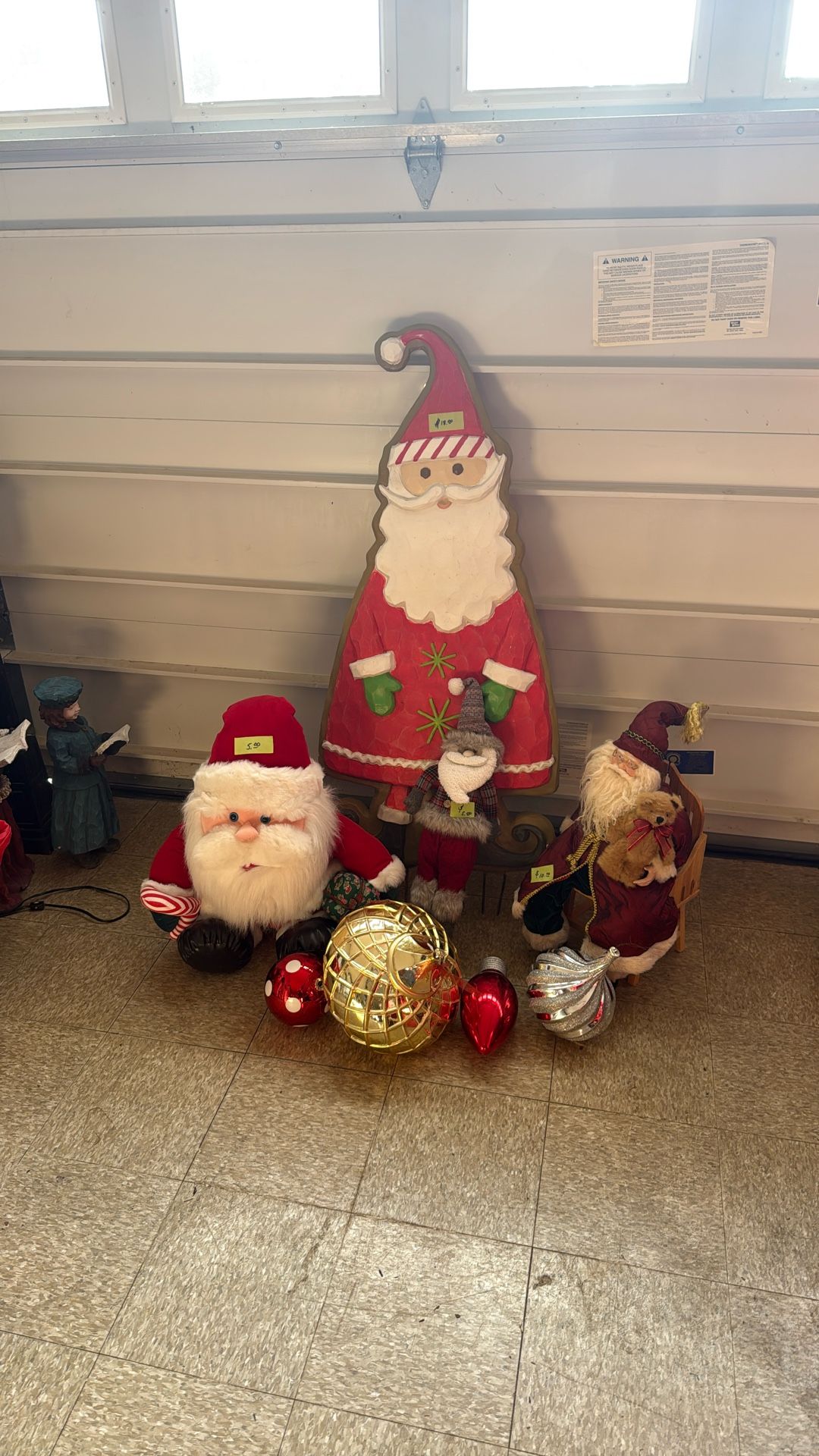 Santa Claus Wooden Yard Sign