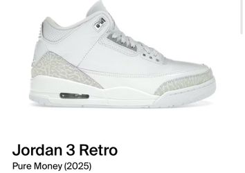 Jordan 3 pure money